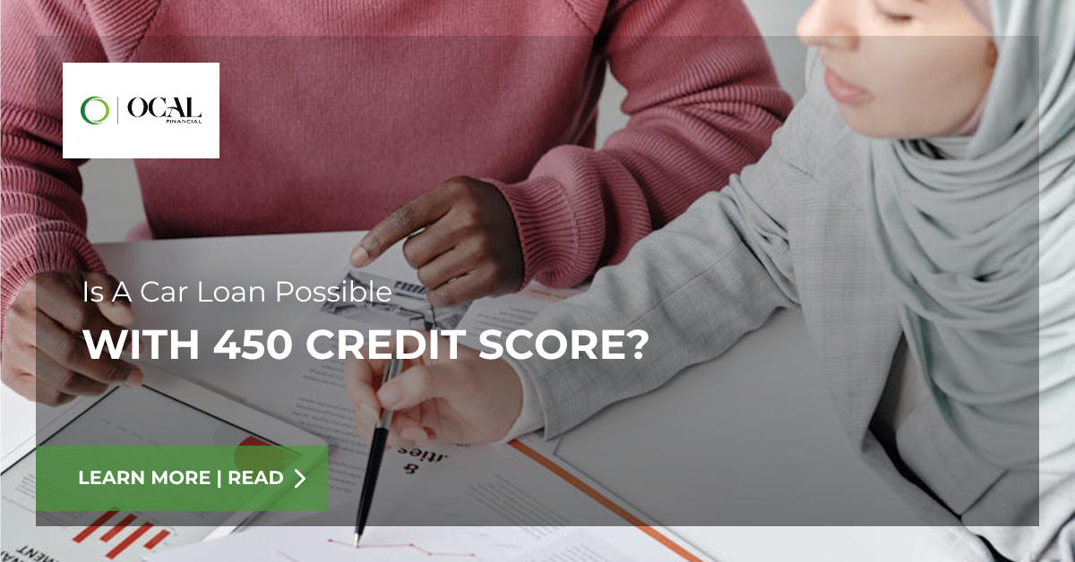 Can I Get a Car Loan with a 450 Credit Score?